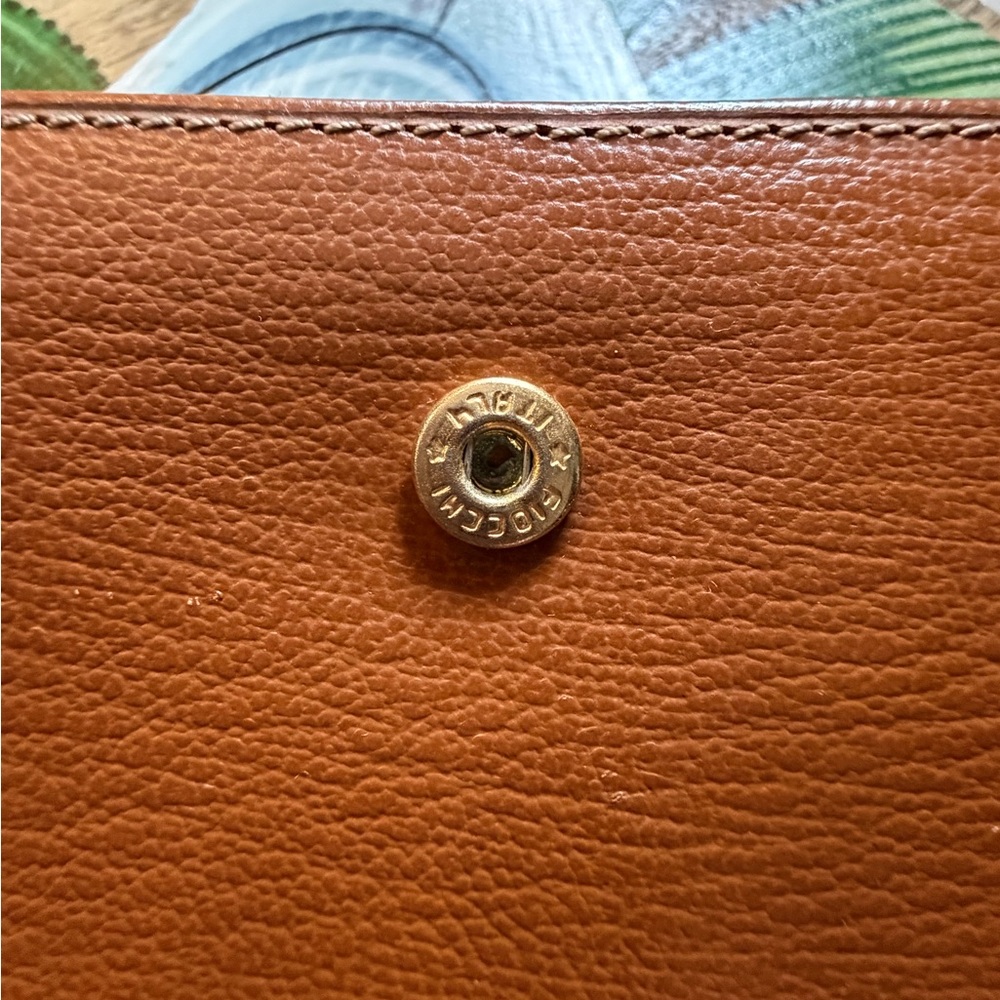 LOEWE Velazquez Embossed Leather Long Wallet Mini Wallet BEAUTIFUL! W/Chain - Picture 9 of 17